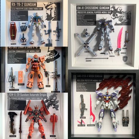 Collectors Room Ideas, Gundam Tutorial, Games Room Inspiration, Action Figure Display, Easy Backdrops, Architecture Design Sketch, Gundam Custom Build, Model Hobbies, Gaming Room Setup