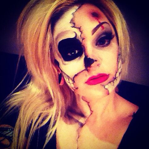 Gunshot Wound, Halloween Makeup, Halloween Face, Skeleton, Face Makeup, Halloween Face Makeup, Halloween Costumes, Halloween, Makeup