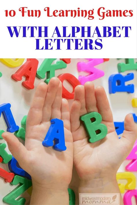 Play Therapy Games, Magnetic Alphabet Letters, Teaching Letter Sounds, Fun Learning Games, Elementary Learning, Letter Games, Learning Games For Kids, Magnetic Letters, Teaching The Alphabet