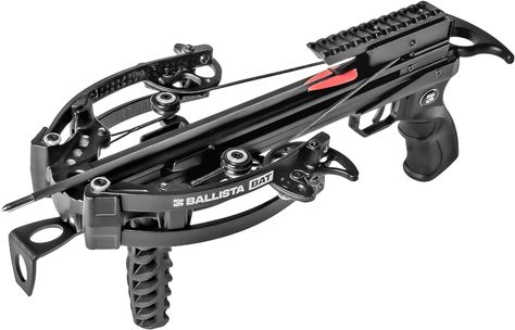 Fast (330 fps) - Speed of up to 330 fps allows you to use the crossbow not only for fun, but also for hunting Powerful (130 lbs) - You can also shoot heavy bolts with a broadhead Compact (16"x5") - Easy to carry, will even fit in a small backpack Small Crossbow, Mini Crossbow, Homemade Crossbow, Compound Bows, Crossbow Arrows, Bows For Sale, Crossbow Hunting, Hunting Tools, Bowfishing