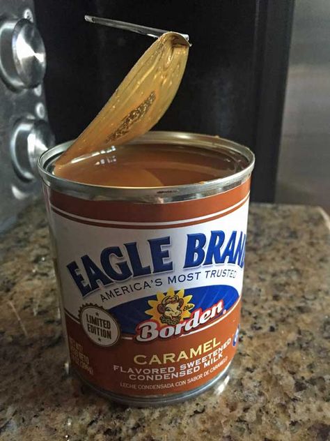 Caramel Flavored Sweetened Condensed Milk is a seasonal product from Eagle Brand. Condensed Milk Pumpkin Pie, Milk Caramel Recipe, Caramel From Condensed Milk, Eagle Brand Recipes, Condensed Milk Ice Cream, Eagle Brand Milk, Condensed Milk Recipes, Milk Ice Cream, Eagle Brand