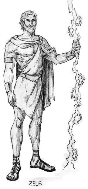 ZEUS Picture, ZEUS Image Zeus Costume, Zeus Greek Mythology, Greek Drawing, Zeus Greek, Zeus God, Greek Goddess Art, Greek Mythology Gods, Roman Gods, Greek Gods And Goddesses