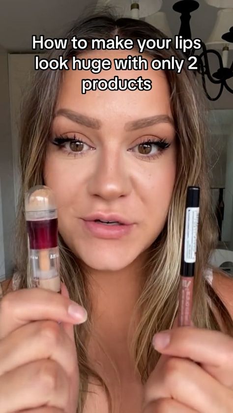 Making Lips Look Bigger, How To Contour Lips To Look Bigger, How To Make Lips Look Bigger With Makeup, How To Make Lips Look Fuller, How To Make Lips Look Bigger, Makeup For Small Lips, Make Lips Look Bigger, Make Your Lips Look Bigger, Make Lips Bigger