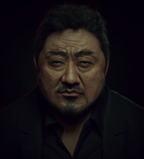 ArtStation - 마동석(Don Lee) Fan Art, G BIN Don Lee, Ma Dong Seok, Dong Seok, 3d Sketch, Korean Male Actors, Character Inspiration Male, Cyberpunk Character, Face Reference, The Uncanny