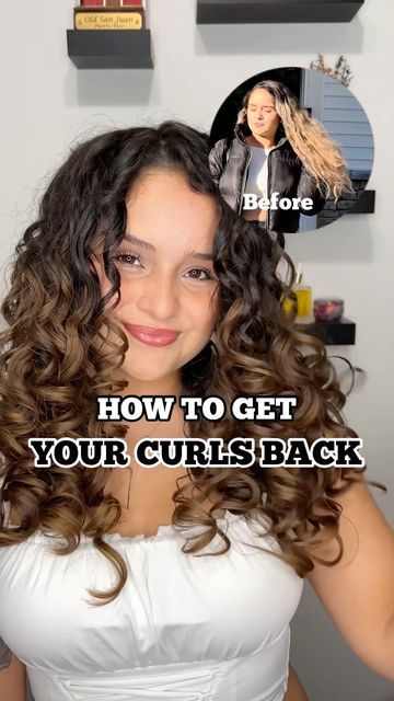 How To Get Back Your Curls, How To Revive Your Curls, Getting Curly Hair Back, How To Bring My Curls Back, How To Bring Back Curls, How To Bring Curls Back To Life, How To Rejuvenate Curly Hair, How To Get Ur Curls Back, How To Get My Curls Back Natural