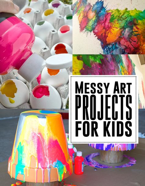 Great messy art projects for kids! These are fun! Bubble Paint, Filled Eggs, Crafts Corner, Blow Bubbles, Paint Recipe, Messy Crafts, Balloon Painting, Bubble Painting, Messy Art