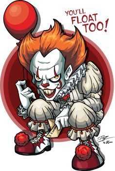 Horror Cartoon, Evil Clown, Clown Horror, Arte Doodle, Pennywise The Clown, Pennywise The Dancing Clown, Horror Artwork, Graffiti Characters, Graffiti Cartoons