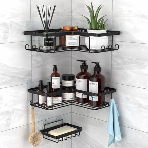 Cute corner shower caddy to keep your shower organized. Follow the link and get yours today. As an Amazon Associate I earn from qualifying purchases. Shower Organizer Ideas, Shower Organizing, Wedding Gift Registry Ideas, Bathtub Lighting, Bathroom Shower Organization, Corner Shower Caddy, Shower Organizer, Shower Caddies, Shower Rack