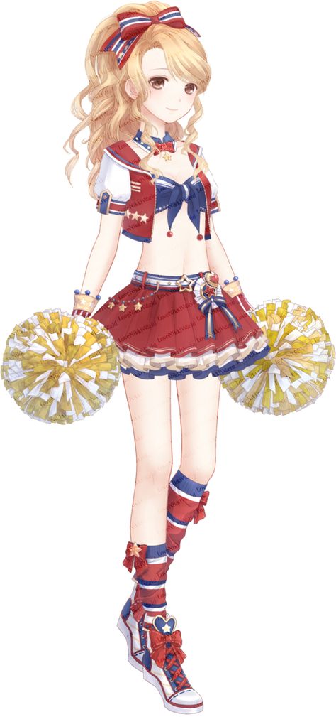 Cheerleading Outfits Drawing, Cheerleader Drawing Reference, Cheerleader Outfit Drawing, Love Nikki, Anime Cheerleader Drawing, Anime Cheerleader Outfit, Cheerleader Character Design, Cheerleader Drawing, Cheerleader Art Drawing