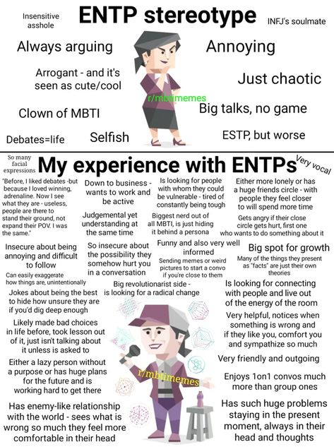 (1) ENTP stereotype vs My experience - reposting to particular subs : entp Entp T, Infj And Entp, Entp And Intj, Entp Personality Type, 16 Personality Types, The 16 Personality Types, Big Talk, Tired Of People, Mbti Relationships