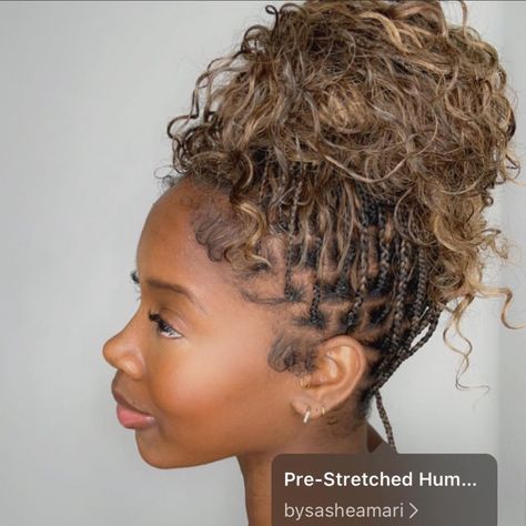 Human Hair Braids, Braiding Hair Colors, Honey Highlights, Short Box Braids Hairstyles, Goddess Braids Hairstyles, Blonde Braids, My Honey, Quick Braided Hairstyles, Protective Hairstyles Braids