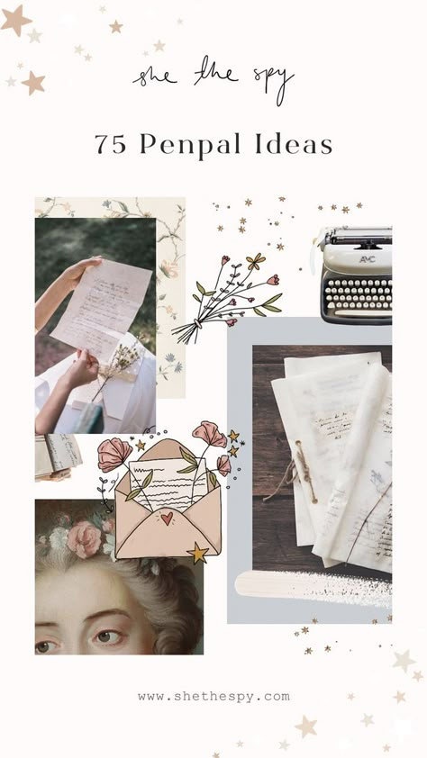 Pen Pal Letters Aesthetic, She The Spy, Letters Aesthetic, Mail Inspiration, Snail Mail Inspiration, Penpal Letters, Pen Pal Ideas, Snail Mail Ideas, Penpal Ideas