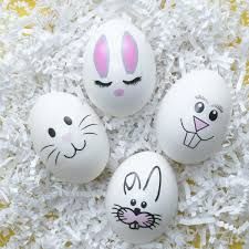 Egg Decorations Easter, Easy Egg Designs, Easter Egg Decorations Ideas, Easter Egg Painting Ideas Easy, Painted Easter Eggs Easy, Bunny Eggs Easter, Eggs Design Ideas, Painted Easter Egg Designs, Painted Easter Eggs Kids