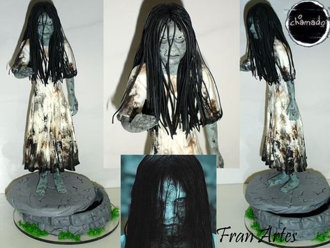 Boneca SAMARA - do filme O Chamado ! Adorei fazer !!!!! Samara, Drawstring Backpack, Dreadlocks, Hair Styles, Hair, Beauty