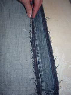 How To Taper Jeans, Productive Summer, Altering Pants, How To Make Jeans, Altering Jeans, Jeans Tutorial, Denim Repair, Sewing Jeans, Sewing Pants