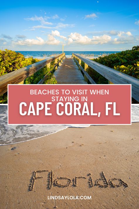 Cape Coral is a hot vacation spot, but it's lacking one important thing...BEACHES! Here are options to travel to when staying on the Cape. Cape Canaveral Florida Things To Do, Cape Coral Florida Things To Do In, Things To Do In Cape Coral Florida, Cape Coral Florida Aesthetic, Bill Baggs Cape Florida State Park, Casperson Beach Florida, Cape Coral Florida, Captiva Island, Fort Myers Beach