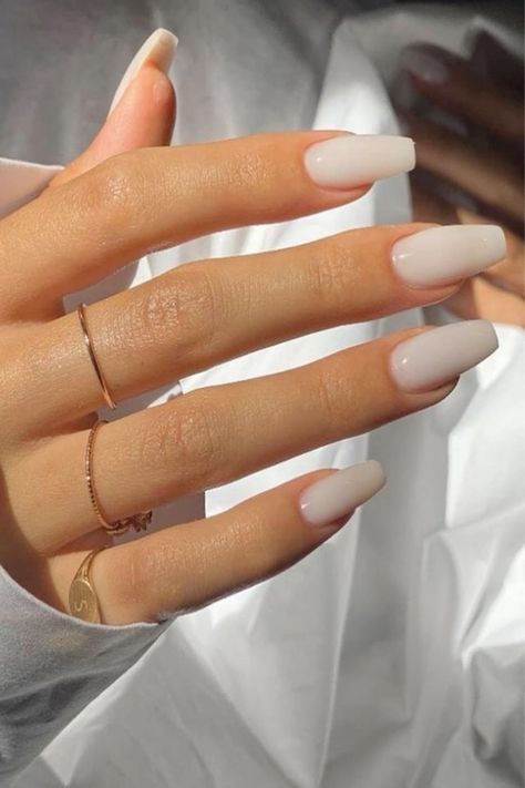 Nails For Tanned Skin, Ongles Beiges, Money Nails, Squoval Nails, Nice Hair, Simple Acrylic Nails, Classy Acrylic Nails, Ballerina Nails, Acrylic Nails Coffin Short