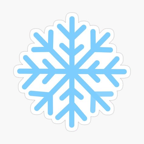 Get my art printed on awesome products. Support me at Redbubble #RBandME: https://www.redbubble.com/i/sticker/Snowflake-by-emmmcc/60322118.EJUG5?asc=u Molde, Snowflake Wallpaper, Nyc Holidays, Snowflake Clipart, Xmas Sticker, Snowflake Sticker, Frozen Themed Birthday Party, Xmas Wallpaper, Sketchbook Inspo