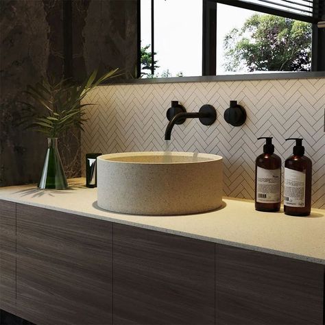 Concrete Wash Basin, Concrete Sink, Wash Basin, Cement, Villa, Hotel