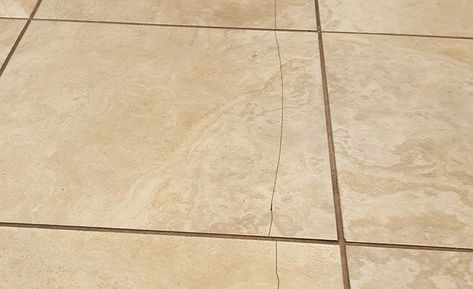 How To Repair Hairline Crack in Shower Tile | Showers are built today with waterproof membranes behind the tiles, and the grout between tiles isn’t necessarily 100% waterproof anyway. Fix Cracked Tile, Cracked Tile Repair, Bathroom Tile Floor, Grout Repair, Tile Repair, Coloured Grout, Vinyl Pool, Tile Spacers, Shower Floor Tile