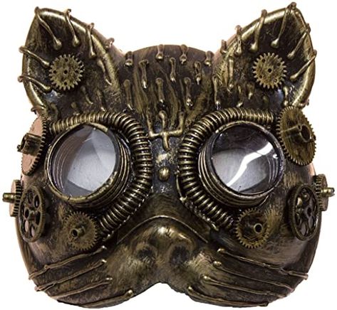 Fawkes Costume, Apocalyptic Costume, Apocalypse Fashion, Punk Cats, Steampunk Items, Steampunk Animals, Steampunk Stuff, Steampunk Ideas, Popular Costumes