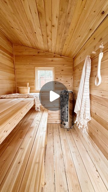 Sarah Britton (she/her) on Instagram: "🤗How we built our backyard sauna!🔥 Hello friends, I’m so excited to share this little peek into how we turned our garden shed into the sauna of our dreams! We have been planning this project for 6 years, and this summer we had everything in place to make it a reality✨ We started back in August - exactly five years since we’d built the shed itself (which we knew would be a sauna *someday*) and it has taken us until now to fully complete. We worked on it every single weekend and even some weeknights after work in the dark, haha, but with a little help from friends and neighbours, we got it done just in time for the first snow❄️ Words cannot describe the feeling of accomplishment, pride, and sheer delight each time we enjoy it. The countless hours of Diy Outdoor Sauna Plans, Garage Sauna Ideas, Home Sauna Ideas, Sauna Room Ideas, Diy Sauna Outdoor, Shed Sauna, Outdoor Sauna Ideas Backyards, Diy Outdoor Sauna, Homemade Sauna