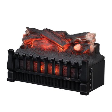 Duraflame Log Set with Heat Duraflame Electric Fireplace, Electric Fireplace Logs, Infrared Fireplace, Fireplace Style, Electric Logs, Fireplace Lighting, Fireplace Logs, Oak Logs, Fireplace Heater