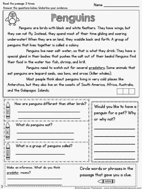 https://www.teacherspayteachers.com/Product/FREE-Text-Evidence-Inferencing-Reading-Passage-1597311 2nd Grade Reading Worksheets, 2nd Grade Reading Comprehension, Past Continuous, Worksheets For Grade 3, Present Continuous, Third Grade Reading, Text Evidence, 2nd Grade Worksheets, 3rd Grade Reading