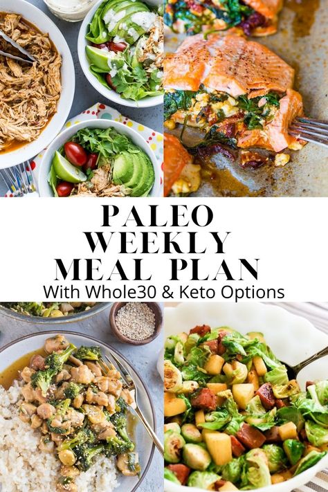 Beginner Paleo Meal Plan, Paleo Meal Plans For The Week, Paleo Meal Plans, Whole 30 Meal Plan Week 1, Paleo Meal Prep For The Week, Quick Paleo Dinner, Paleo Weekly Meal Plan, Easy Paleo Meal Plan, Paleo Lunches