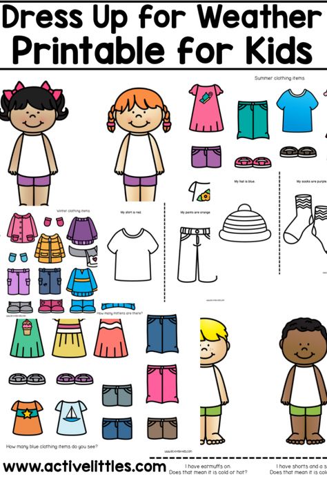 dress up for the weather kids printable Weather Dress Up Preschool, Weather Bear Dress Up Printable, Weather Dress Up, Dress Me For The Weather Preschool, Dress Up Activity Free Printable, Dress Up Games For Kids, Dress Up Activities For Kids, Dress For The Weather Activity, Weather Clothing Sort Free Printable