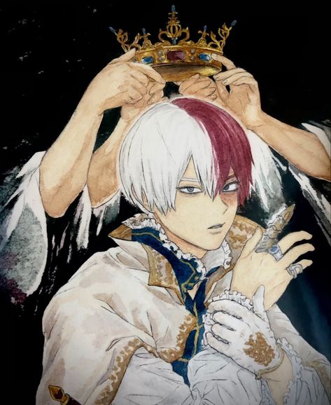 Shouto Todoroki, My Hero, Hero Academia, My Hero Academia, Prince, Batman, Crown, On Twitter, Twitter