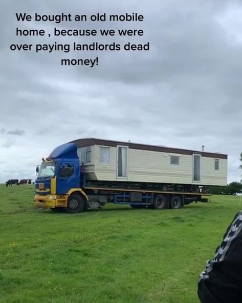 A COUPLE who were sick of paying rent have revealed how they bought an old mobile home for £4,000 and now live mortgage-free. TikTok user Kay, who posts under @kayleigh.t24, uploaded a video showing their budget home.  She wrote: “We bought an old mobile home, because we were overpaying landlord’s dead money!” At first the […] Buying A Mobile Home, Peeling Wallpaper, Paying Rent, Mortgage Free, Video Caption, Life On A Budget, Mobile Home Parks, Home Mortgage, Old Room