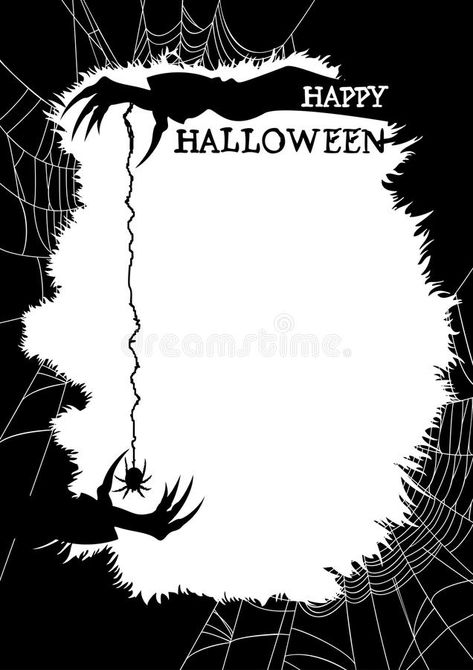 Happy Halloween greeting card or party flyer. Halloween background with copy spa #Sponsored , #SPONSORED, #AFFILIATE, #greeting, #Happy, #copy, #card Gothic Banner, Free Halloween Invitations, Marcos Halloween, Flyer Illustration, Halloween Invitation Card, Halloween Invitaciones, Printable Halloween Decorations, Creepy Halloween Party, Halloween Party Flyer