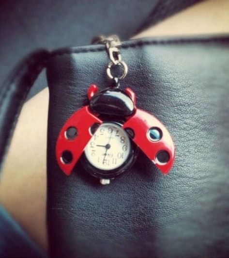 Ladybug Keychain, Ladybug Aesthetic, Quirky Accessories, A Ladybug, Mazzy Star, Lady Bugs, Funky Jewelry, Cute Little Things, Cool Vintage