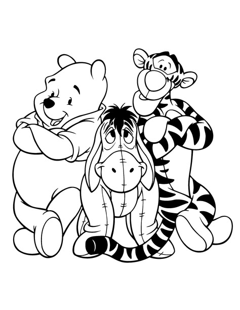 Winnie The Pooh Coloring Pages | Winnie the pooh Coloring Pages Coloring Pages Winnie The Pooh, Winnie The Pooh Coloring Pages, Pooh Coloring Pages, Pooh And Tigger, Cute Winnie The Pooh, Bear Coloring Pages, Color Pages, 강아지 그림, Kids Coloring Book