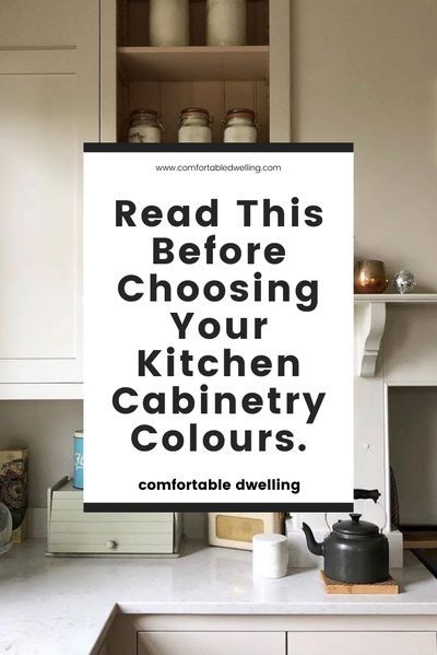 With all of the choices in cabinetry colours, it’s easy to feel overwhelmed with all the choice, so in this blog post, I’m breaking down the 7 best cabinetry paint colors I turn to most to help you narrow in on one of the most important and impactful decorating decisions in your home. | best paint colors for your kitchen cabinets | classic cabinet paint colors | paint color choices for your kitchen | paint color kitchen trends | paint color inspiration | color trends | cabinet paint Tan Kitchen Cabinets, Cabinet Color Combinations, Kitchen Colors Ideas, Neutral Kitchen Cabinets, Timeless Kitchen Cabinets, Neutral Kitchen Colors, Kitchen Cupboard Colours, Best Kitchen Cabinet Paint, Taupe Kitchen Cabinets