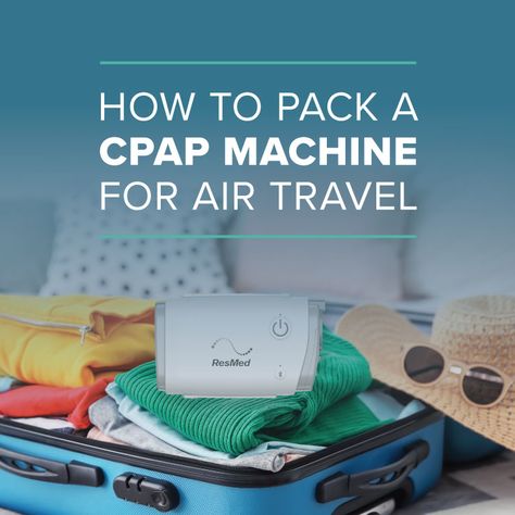 How to Pack a CPAP Machine for Air Travel - GoCPAP Traveling With Cpap Machine, Cpap Cleaning, Carryon Bag, Wheel Carrier, On An Airplane, Cpap Machine, Checked Baggage, Checked Luggage, Plane Travel