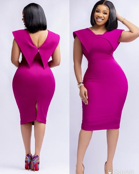 Cooperate Dress For Women, Dresses To Wear To A Wedding Classy Elegant, Short Dress Styles For Women, Fitting Dresses Classy, Cooperate Gown Style, Ankara Corporate Dresses, Corporate Gowns For Office, Corporate Dresses Classy, Church Dresses For Women Classy Chic