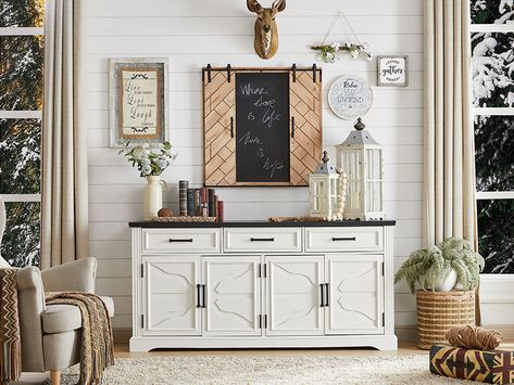 Bar Storage Cabinet, Farmhouse Buffet, Farmhouse Sideboard, Sideboard Storage Cabinet, Buffets & Sideboards, Kitchen Buffet, Bar Storage, Buffet Sideboard, Kitchen Sideboard