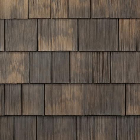 Shaker Siding Exterior, Siding Alternatives, Vinyl Siding Ideas Exterior, Wood Vinyl Siding, Vinyl Cedar Shake Siding, Brick Veneer Panels, Shaker Siding, Vinyl Shake Siding, Cedar Shake Siding