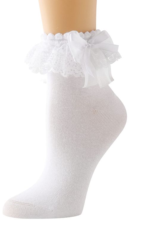 PRICES MAY VARY. 【AMHRLINGTO】 Creates the Best Socks for Women and Girls. Stylish and Cute Design: These Women's ace Ruffle Frilly Ankle Socks are the perfect blend of style and comfort. The adorable Pearl Lace design adds a touch of cuteness and fun to any outfit, making them perfect for women looking for cute and fashionable socks. The Ruffle Frilly design also gives them a playful touch, and they come in a range of colors to suit your preferences. Warm and Comfortable: Made with high-quality Bridal Socks, White Frilly Socks, Bow Socks, Lace Ankle Socks, Ruffle Socks, Best Socks, Frilly Socks, Pearl Lace, White Clothing