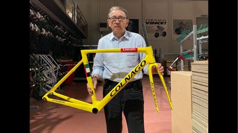 Pogacar to ride yellow Colnago for Tour de France final stage in Paris | Cyclingnews Eddy Merckx Bike, People Dont Understand, Bike Kit, After All These Years, Pro Cycling, Road Cycling, World Records, Cool Bikes, Cool Things To Buy