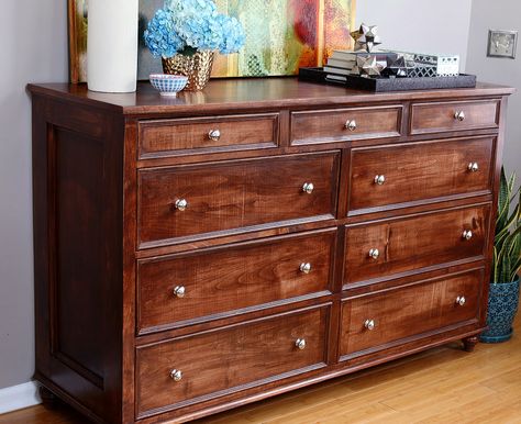 Learn how to build a DIY dresser with 9 drawers, featuring an in-depth tutorial with free design plans by Jen Woodhouse of the House of Wood. Farmhouse Double Vanity, Diy Dresser Build, Dresser Build, Diy Dressers, Diy Dresser Plans, Workbench With Storage, Jen Woodhouse, Dresser Plans, Rustic Dresser