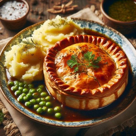 Alex Bloodfire (@alexbloodfire) • Instagram photos and videos English Foods British, Minced Beef Pie, Meat Cuts Chart, New England Food, Tavern Food, Jellied Eels, Parsley Sauce, Beef Pie, Pie And Mash