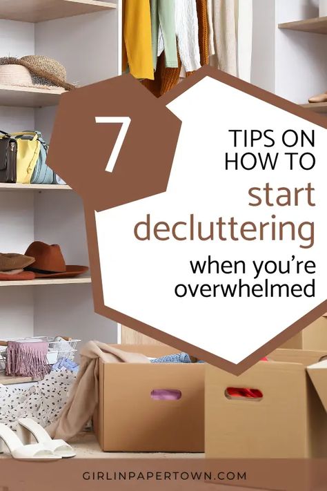 7 tips on how to start decluttering when you're overwhelmed - minimalism, slow living, decluttering home ideas, how to simplify your life with kids Minimize Your Home, Decluttering Ideas Minimalism, Simplify Your Home, Living Simple Life, Start Decluttering, Life Hacks Organization, Organized Lifestyle, How To Simplify, Minimalism Lifestyle