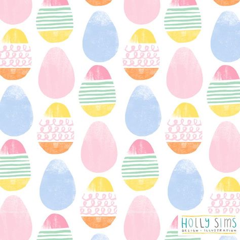 Cute spring easter egg pattern. Pastel colors Paper Pattern Design, Paper Patterns Design, Easter Pattern, Egg Pattern, Easter Illustration, Easter Egg Pattern, Easter Backgrounds, Easter Wallpaper, Easter Prints