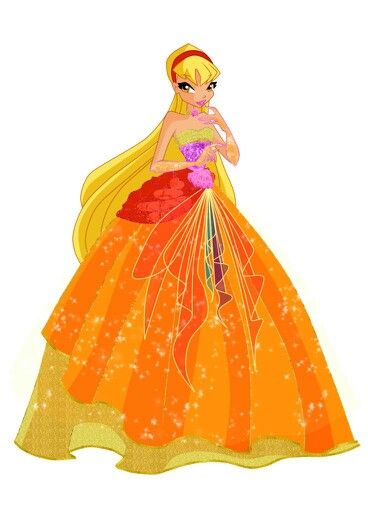 Stella Hot Club Dresses, Stella Winx Club, Winx Club Stella, Stella Winx, Klub Winx, Stella Dress, Fall Fashion Skirts, Bloom Winx Club, Fantasy Dresses