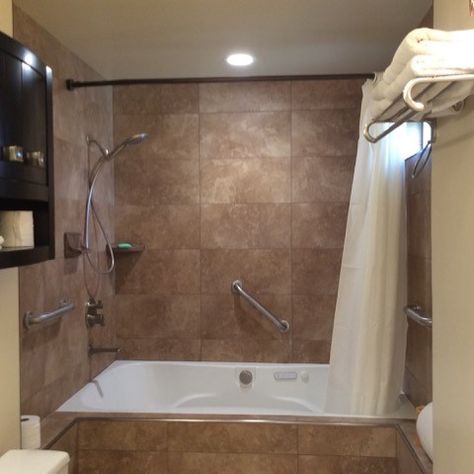 Whirlpool Tub Shower Combo, Jet Tub Shower Combo, Bathtub Corner, Jet Bathtub, Shower Tub Combo, Bathtubs For Small Bathrooms, Bathroom Tub Shower Combo, Concrete Shower, Bathtub Shower Combo