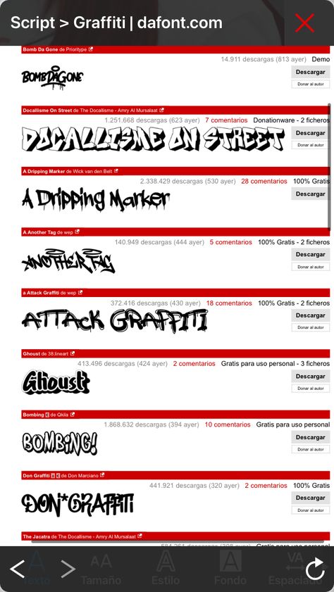 Fonts Y2k Fonts Ibis Paint, Dafont Graffiti, Blockbuster Graffiti, Phonto Fonts, Dafont Fonts, Fonts Graphic Design, Alphabet Graffiti, Alfabet Font, Logo Word