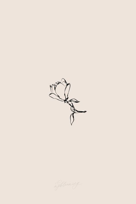 Magnolia minimal drawing for custom project, custom logo design #CustomLogo #MagnoliaLogo Logo Design Beauty Salon, Magnolia Logo, Minimal Drawing, Logo Design Beauty, Magnolia Tattoo, Minimal Drawings, Beauty Salon Logo, Logo Jewelry, Beauty Logo Design